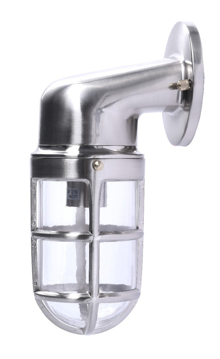 Sconce gamykla žaliavinis nikelis, matmenys 18x25cm.