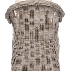 Bėžinis rotango fotelis „Athena“ su pagalve 64x56x88 cm, gamintojas „Miloo Home“