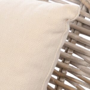 Bėžinis rotango fotelis „Athena“ su pagalve 64x56x88 cm, gamintojas „Miloo Home“