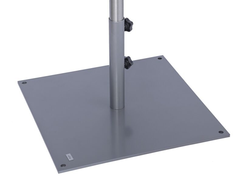 Sodo skėčio pagrindas 60x60 cm, skirtas stiebui, kurio skersmuo 53 mm