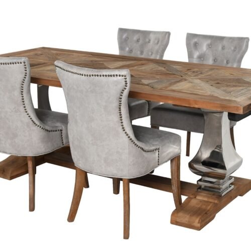 Prancūziškas kambario stalas su William kėdėmis