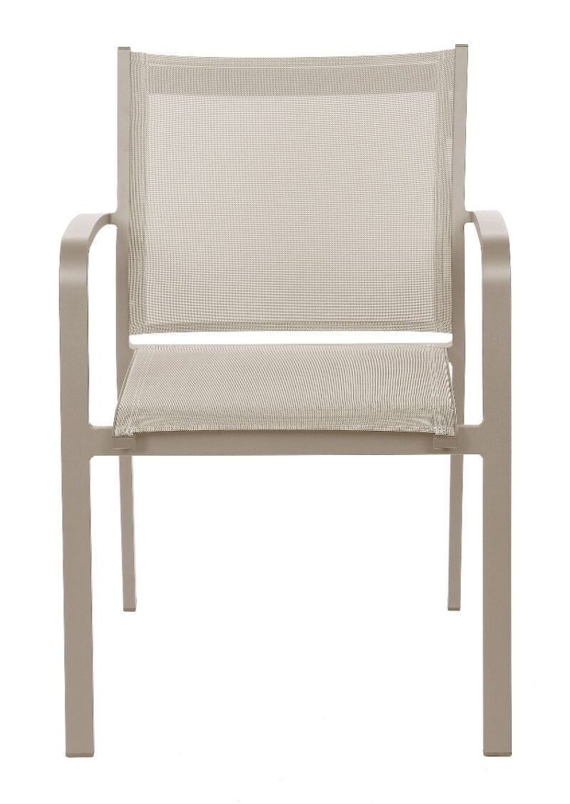 Sodo kėdė Faro smėlio spalvos 57x63x83cm Miloo Home