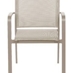 Sodo kėdė Faro smėlio spalvos 57x63x83cm Miloo Home