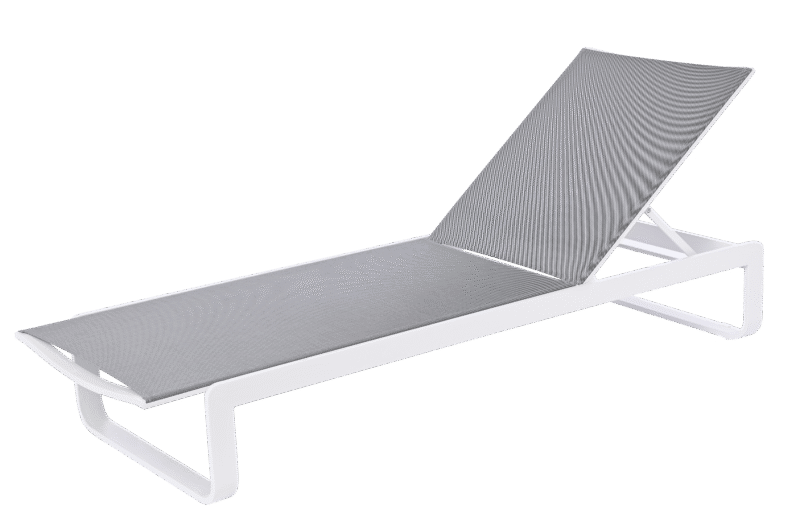 Gultas Ibiza baltas 199x69x30cm Miloo Home