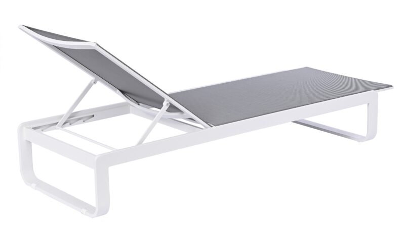 Gultas Ibiza baltas 199x69x30cm Miloo Home