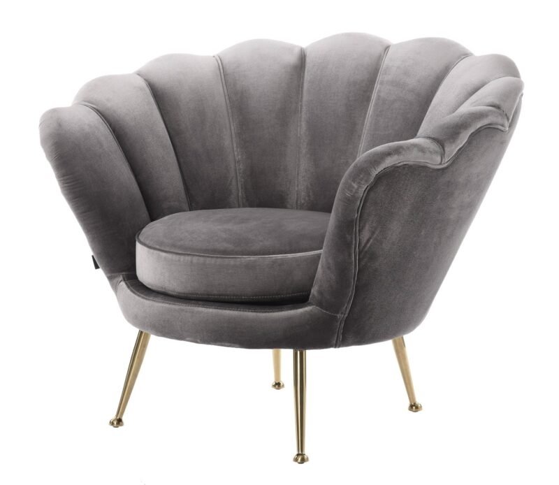 Diva fotelis pilkos spalvos 93x80x78 cm