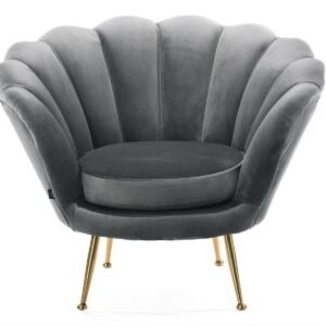 Diva fotelis pilkos spalvos 93x80x78 cm