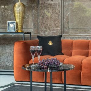 Bel-Air stalo lempos pagrindo matmenys yra 25x25x66 cm.