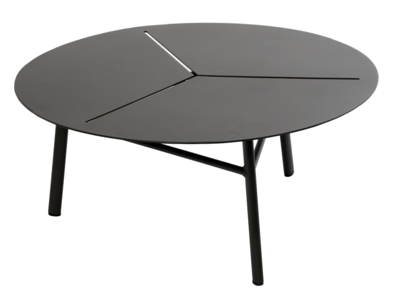 Kavos staliukas „Kampala“ rudas 80x80x35 cm, gamintojas „Miloo Home“