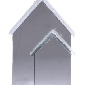 Double LED mirror house 10x9x12 cm