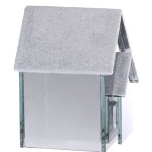 Double LED mirror house 10x9x12 cm
