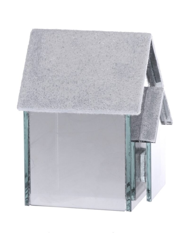 Double LED mirror house 10x9x12 cm