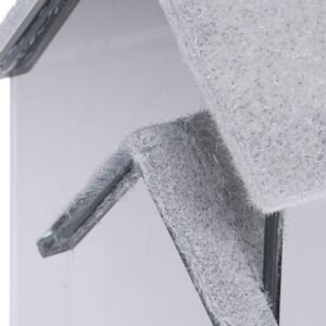 Double LED mirror house 10x9x12 cm