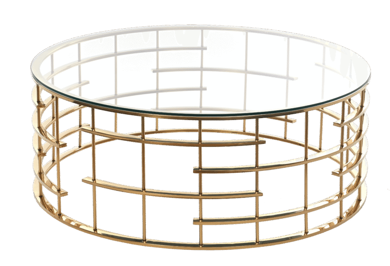 Round coffee table San Francisco 110x42 cm by Miloo Home