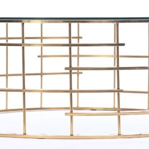 Round coffee table San Francisco 110x42 cm by Miloo Home