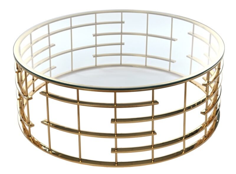 Round coffee table San Francisco 110x42 cm by Miloo Home