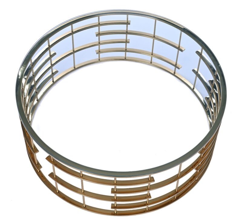 Round coffee table San Francisco 110x42 cm by Miloo Home