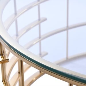 Round coffee table San Francisco 110x42 cm by Miloo Home