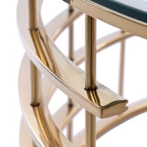 Round coffee table San Francisco 110x42 cm by Miloo Home