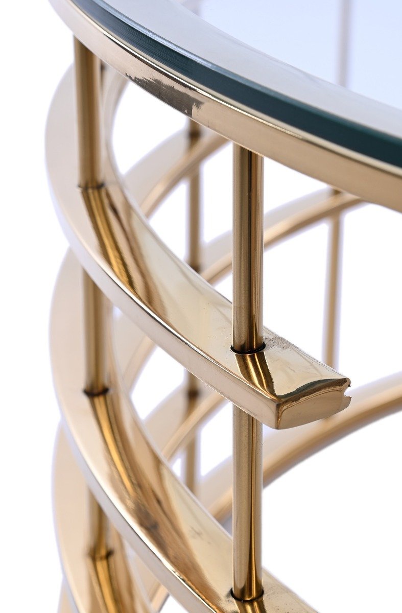 Round coffee table San Francisco 110x42 cm by Miloo Home