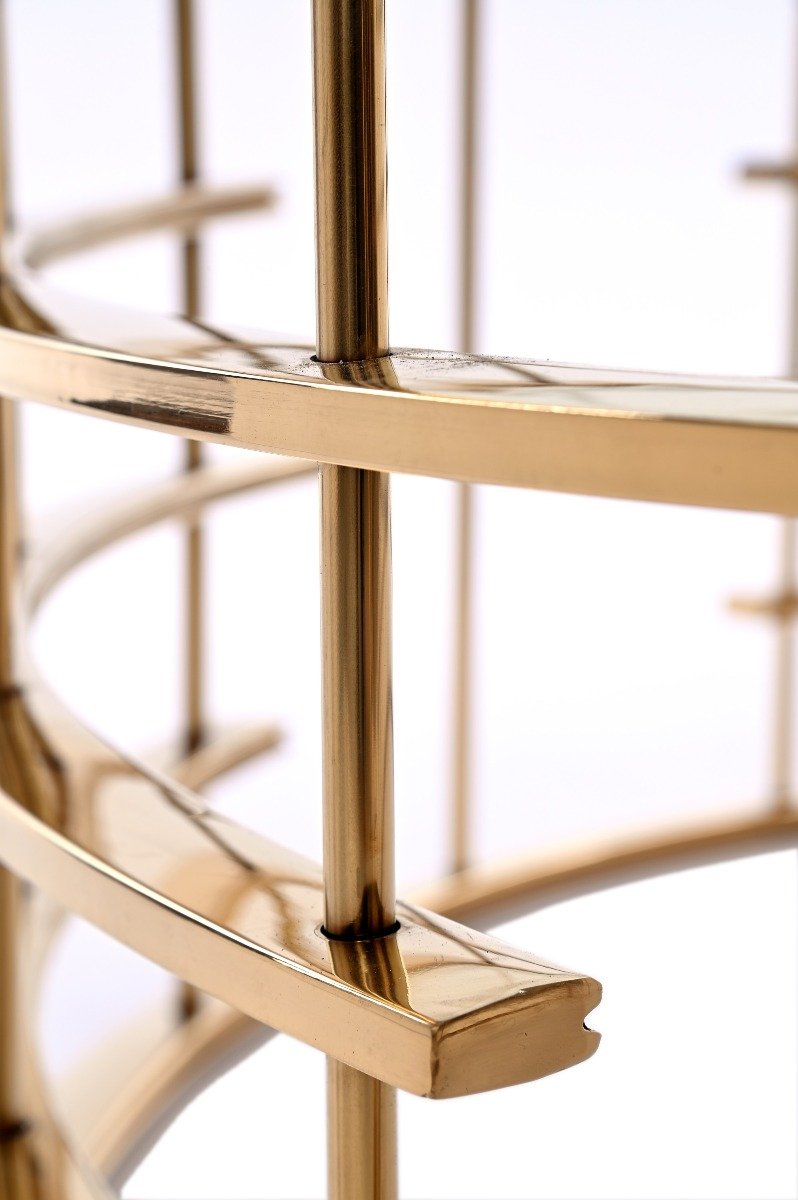 Round coffee table San Francisco 110x42 cm by Miloo Home