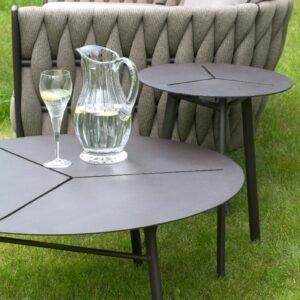 Kavos staliukas „Kampala“ rudas 80x80x35 cm, gamintojas „Miloo Home“