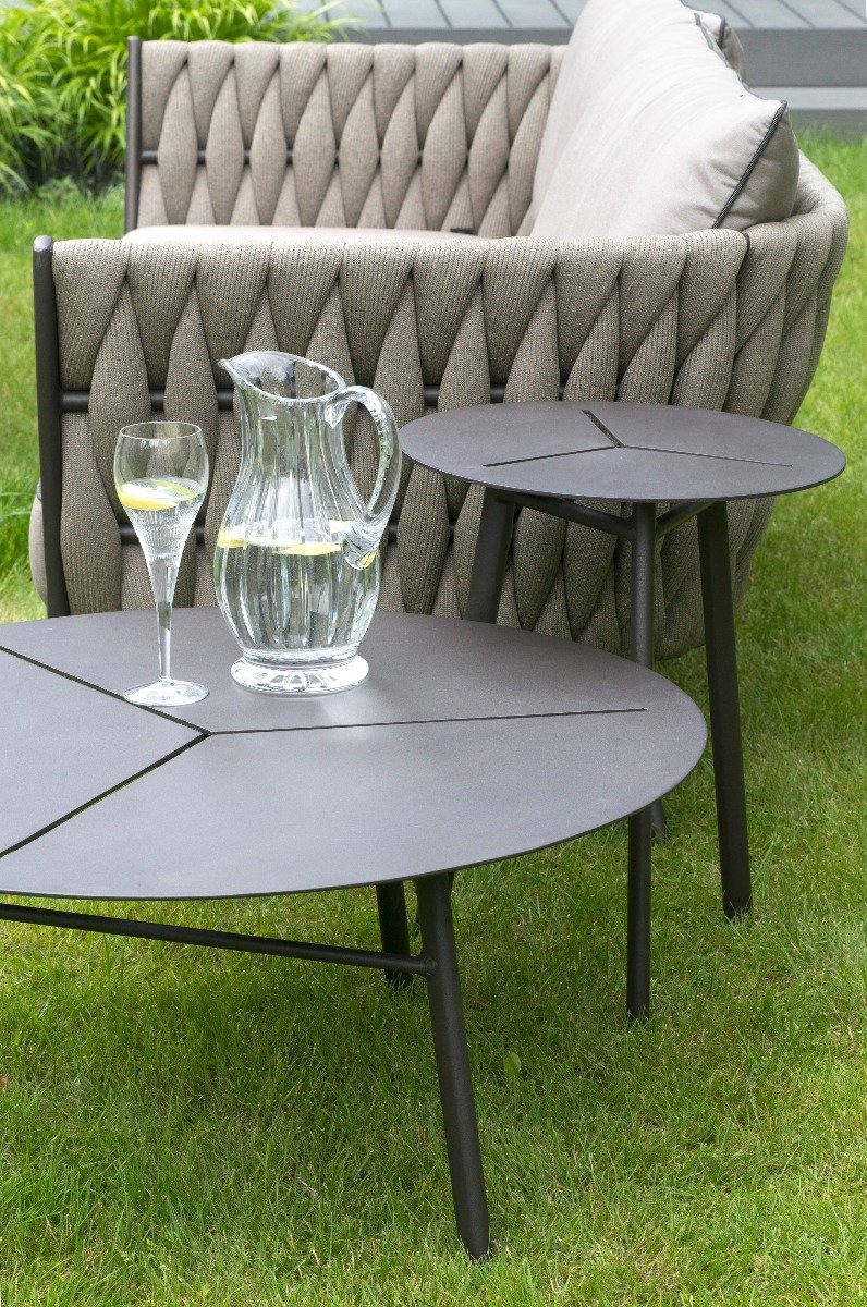 Kavos staliukas „Kampala“ rudas 80x80x35 cm, gamintojas „Miloo Home“