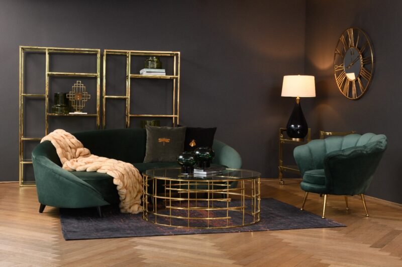 Round coffee table San Francisco 110x42 cm by Miloo Home