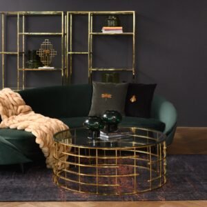 Round coffee table San Francisco 110x42 cm by Miloo Home