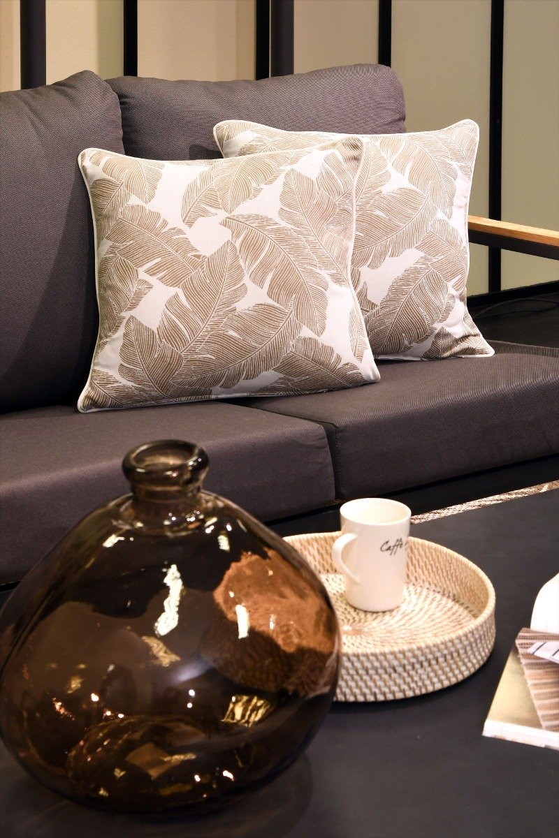 Elson cushion 45x45cm brown